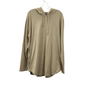 Pacsun Los Angeles Hoodie Mens XL Tan Lightweight Pullover Long Sleeve
